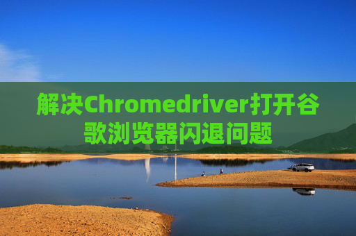 解决Chromedriver打开谷歌浏览器闪退问题